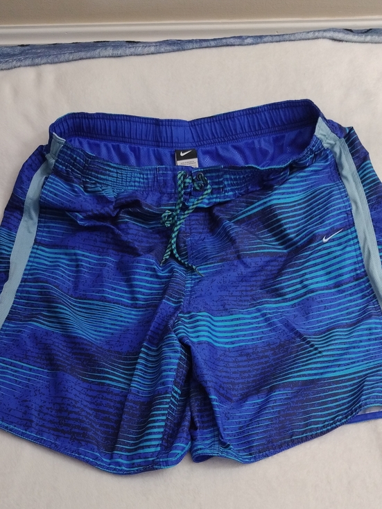 Nike Other - Nike Multicolored Drawstring Mesh Lined Swim Trunks Men's XXL Read